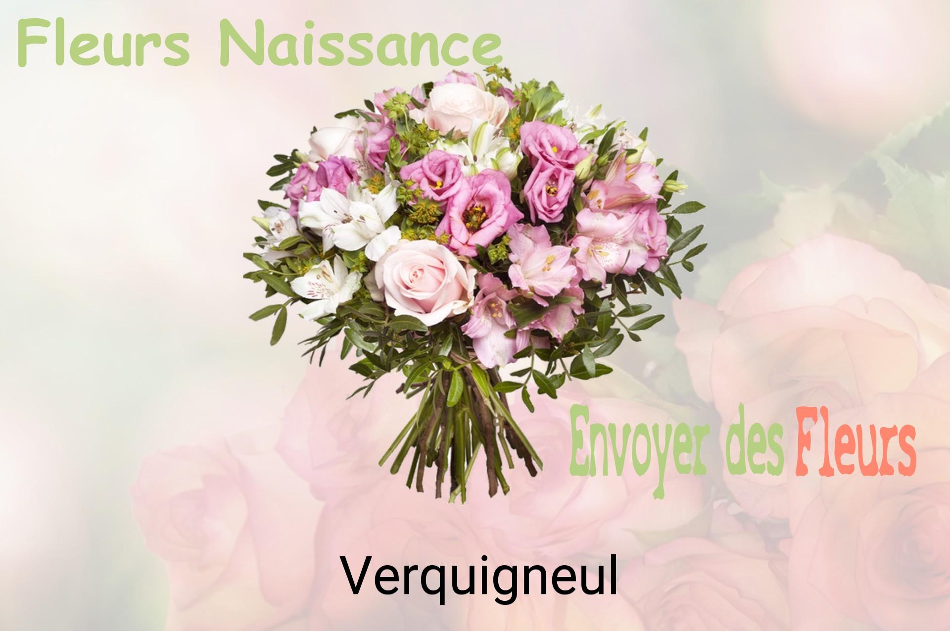 Bouquet de fleurs de naissance livré à Verquigneul
