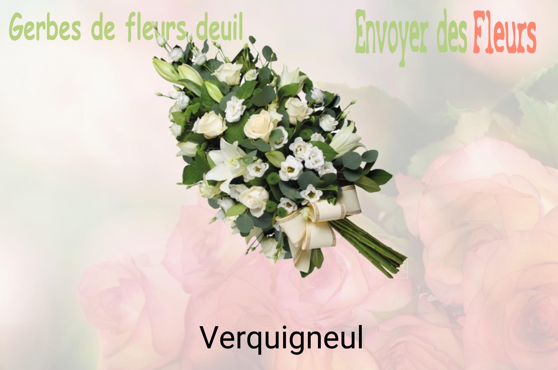 Gerbe de fleurs de deuil livrée à Verquigneul